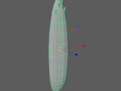 surfboard three surfboards Free low-poly 3D model