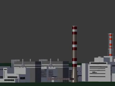 Chernobyl Nuclear Power Plant 3D model