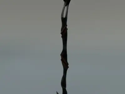 3D Icy Spear Model  3D model