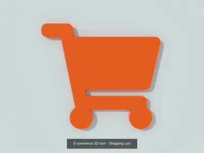 E-commerce 3D icon collection 3D Model Pack
