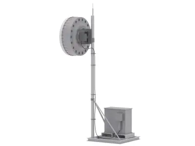 Mobile Antenna v2 3D model