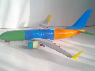 181214 Model kit Boeing 737-700 Split Scimitar Down 3D print model