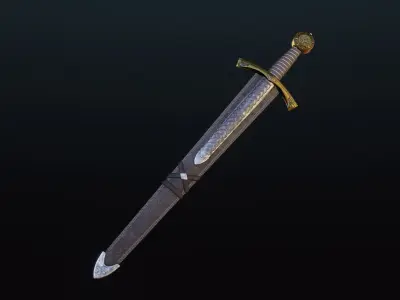 Weapons NZ Melee Pack Low-poly 3D model