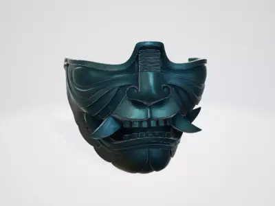 Samurai mask 1 3D model