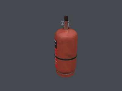 Fire extinguisher Low-poly 3D model buy