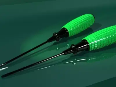 Screw Driver Free low-poly 3D model purchase