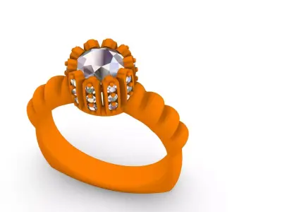 jewelry ring Free 3D model 2