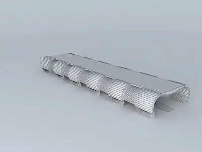 kids train station Free 3D model