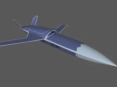 CASC FH-97 UAV system concept Low-poly 3D model