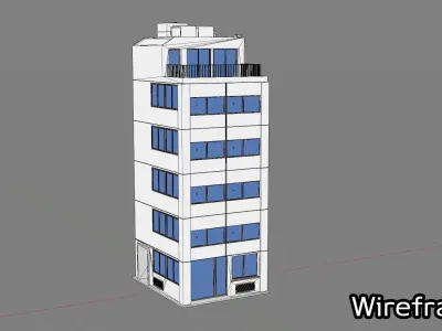 Commercial Building 02 3D model