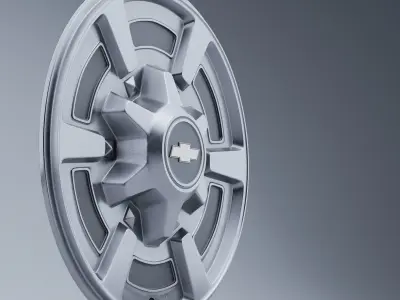 1977 GMC Jimmy Wheels Hub Caps Free low-poly 3D model