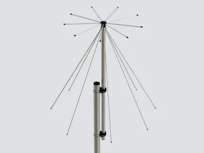 Antenna 01 Low-poly 3D model