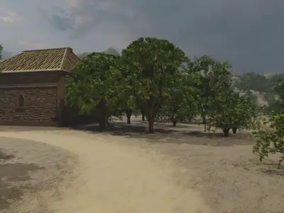 Old West Town 3D model