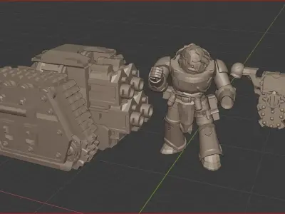 Space Chads Estoc Acumulator 3D print model