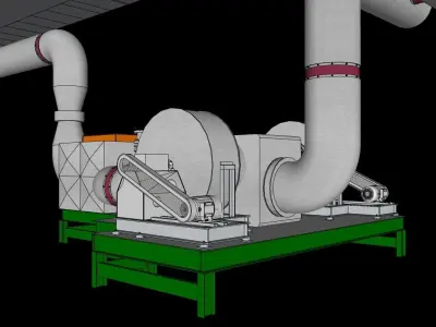 Resistance--Industrial Machinery 3D model
