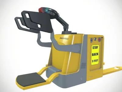 Pallet Stacker Low-poly 3D model