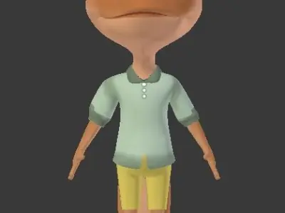 tropical gecko 3D model