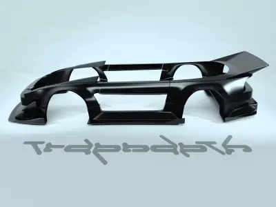 180sx  Or S13 Hatch Widebody Kit 3D model