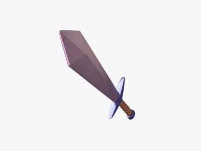 Sword 3D Illustration 3D model purchase