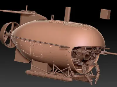Russian Submersible Mir 3D print model