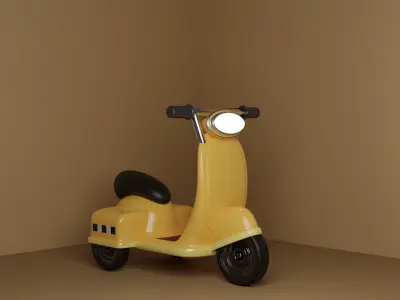 Toy Vespa 3D model