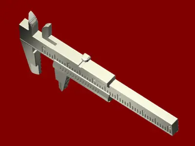 CALIPER - Kumpas 3D STL and OBJ 3D model