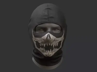 Balaclava  Low-poly 3D model