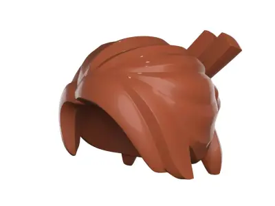 Custom3Dprint Minifigure Accessory - Minifigure Hair S2 - 069 3D print model