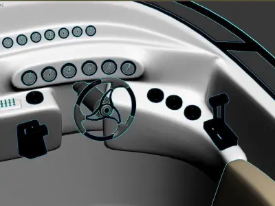 high-class canoes model 3d  3D model