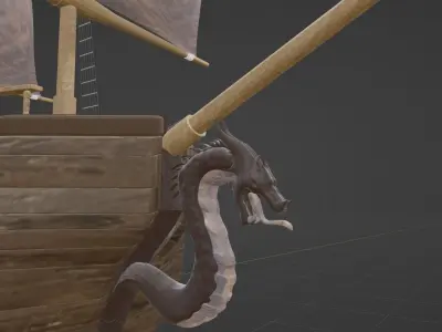  SAIL WARSHIP 3D model