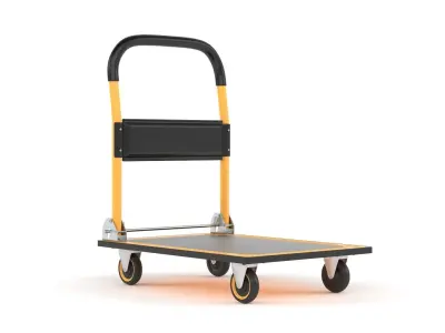 Folding Handle Trolley 3D model