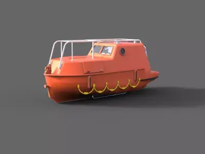 Lifeboat Type E  3D print model