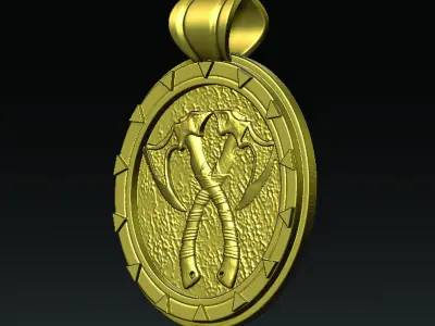 Sail Medallion  3D print model