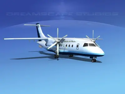 Dornier Do-328-130 Galveston Air 3D model