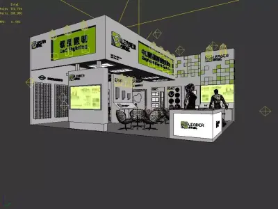 Exhibition - Area - 8X9-3DMAX2010-020 3D model
