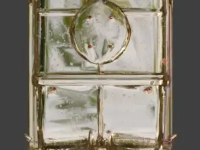 Stylized 3D Steampunk Medical Ambulance Low-poly 3D model