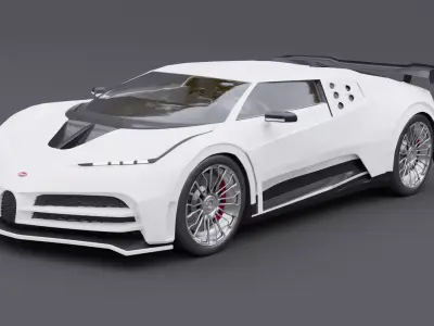 Bugatti centodieci 3D model