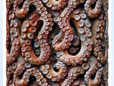 Octopus Seamless Texture Texture from CGTrader