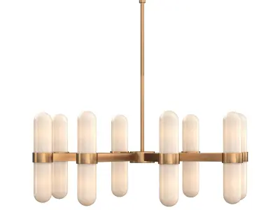 ORIEL CHANDELIER - BRASS 3D model