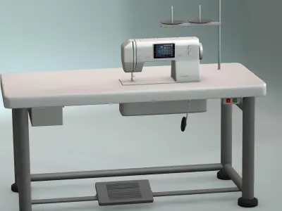Sewing Machine 3D model get