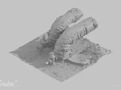 Truba A Pipe Scan 3D model