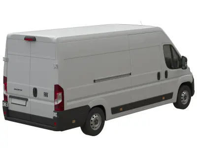 2024 FIAT DUCATO L4H2 Detailed interior 3D model
