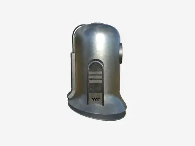 Old Diving Helmet C07 Steel - Character Design Fashion Low-poly 3D model