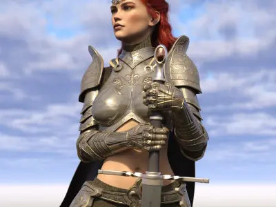 Greatsword Twisted Guard for G8F 3D model