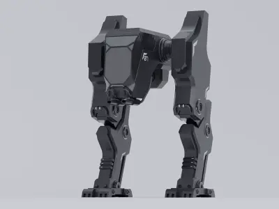 Reaper Assault Mech Game Ready Low-poly 3D model