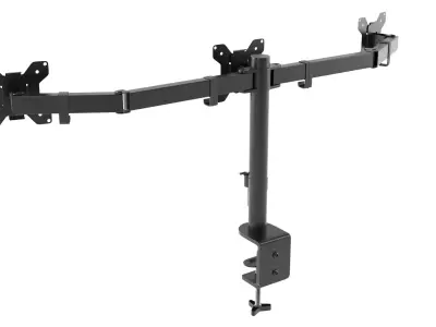 Triple Monitor Arm 3D model