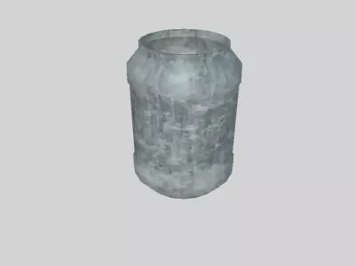 Barrel pipe Free low-poly 3D model