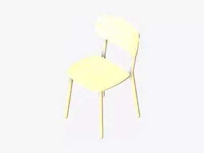 Chair - Timberline Low-poly 3D model