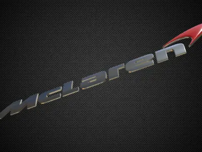 mclaren logo 3D model