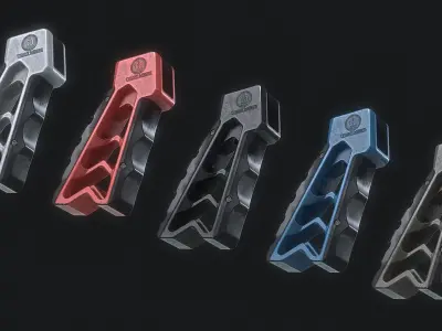 Tyrant Designs MOD PistolGrip Low-poly 3D model
